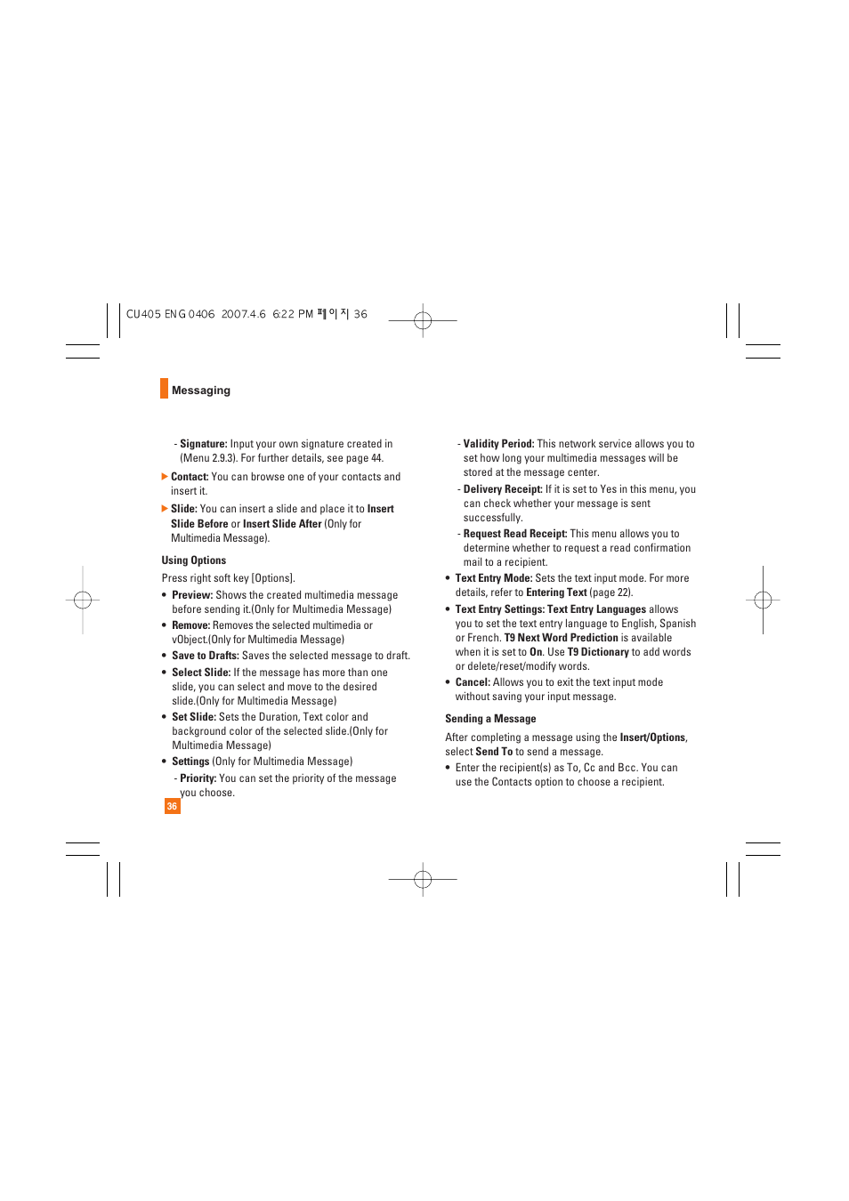 AT&T CU405 User Manual | Page 40 / 230