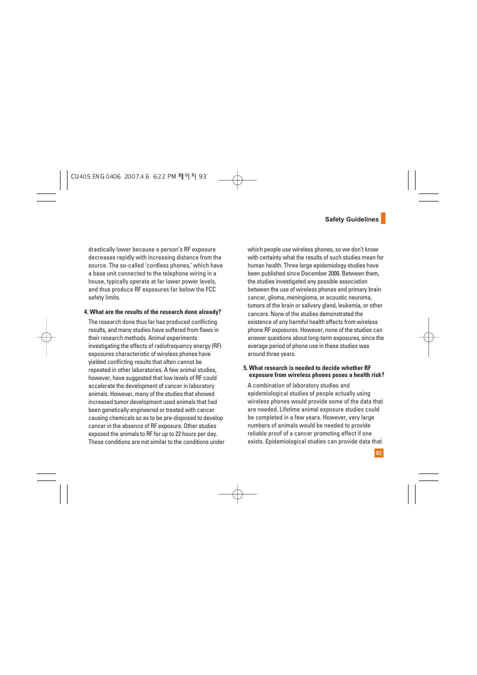 AT&T CU405 User Manual | Page 97 / 230
