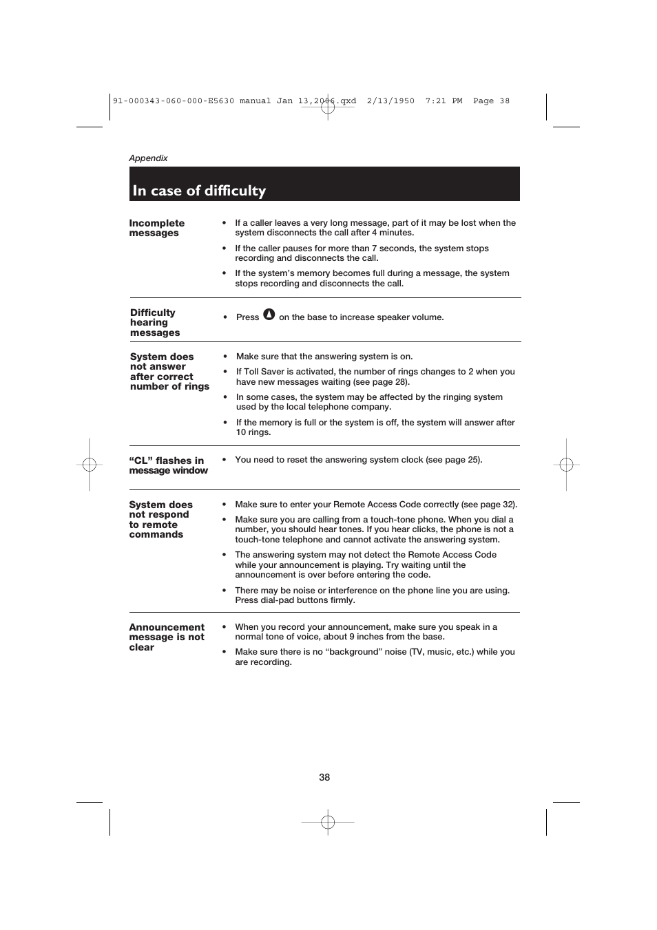 AT&T E5633 User Manual | Page 40 / 44