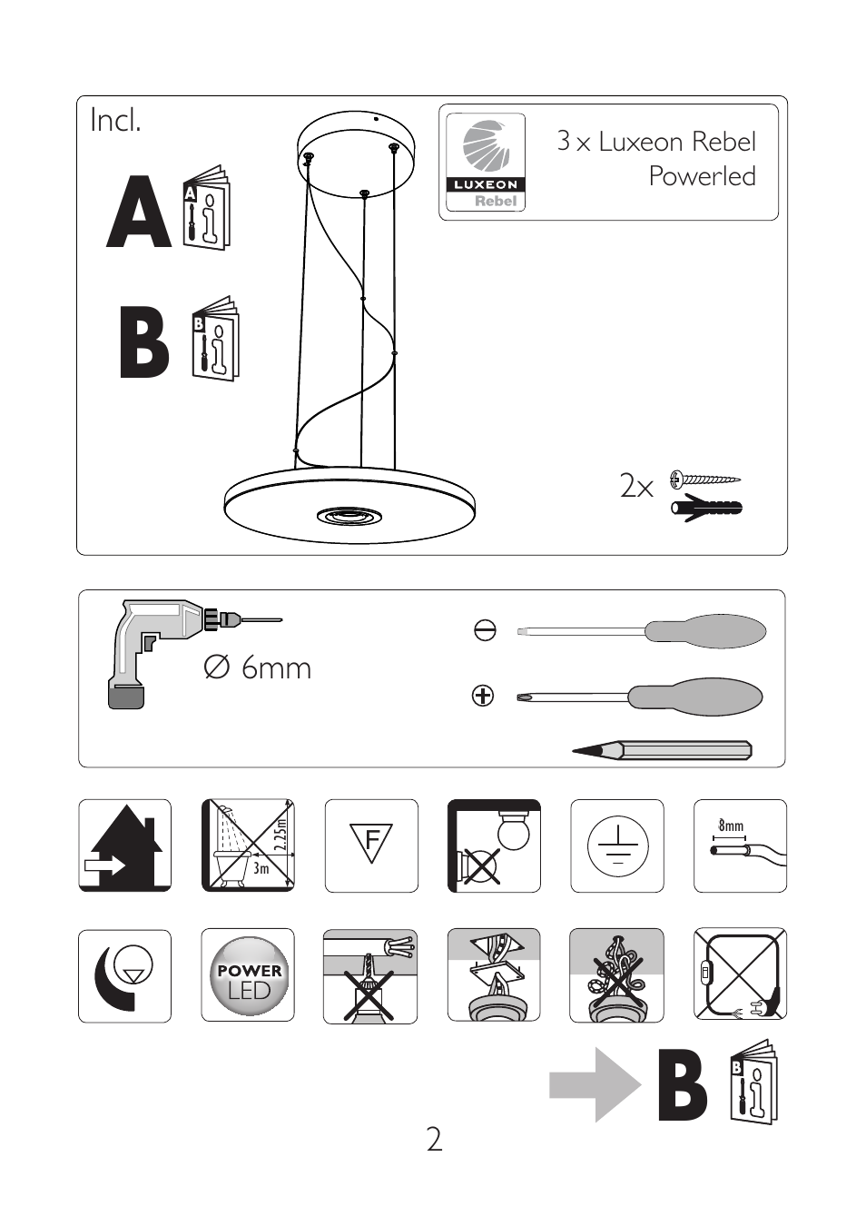 Philips Ledino Suspension User Manual | Page 2 / 40