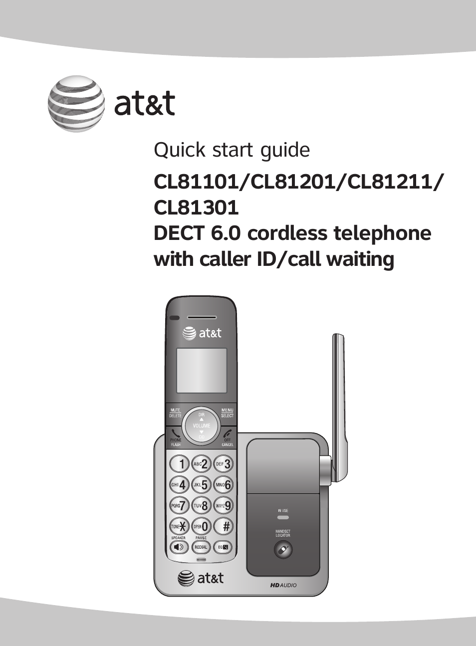 AT&T CL81301 User Manual | 9 pages