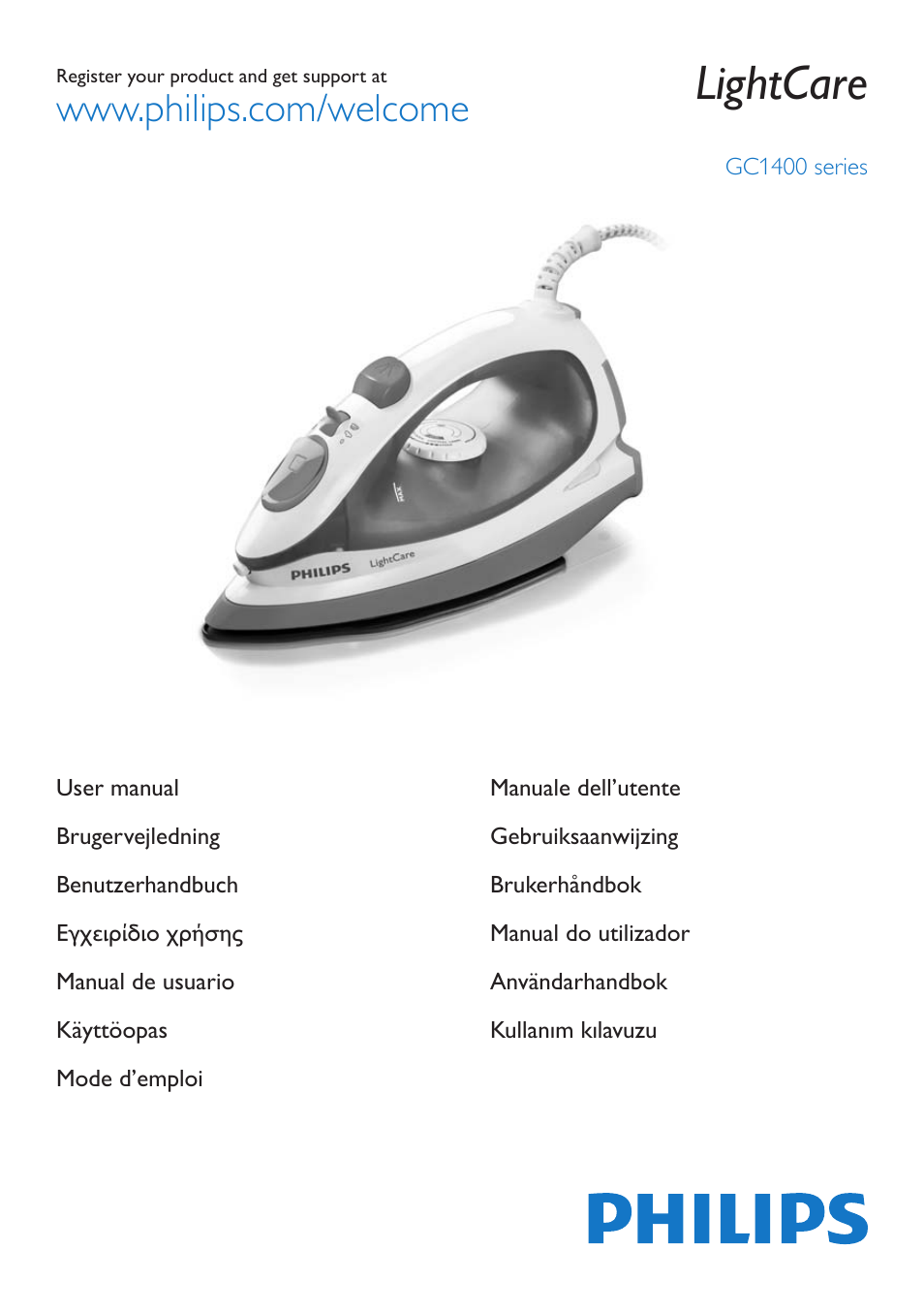 Philips Fer vapeur User Manual | 20 pages