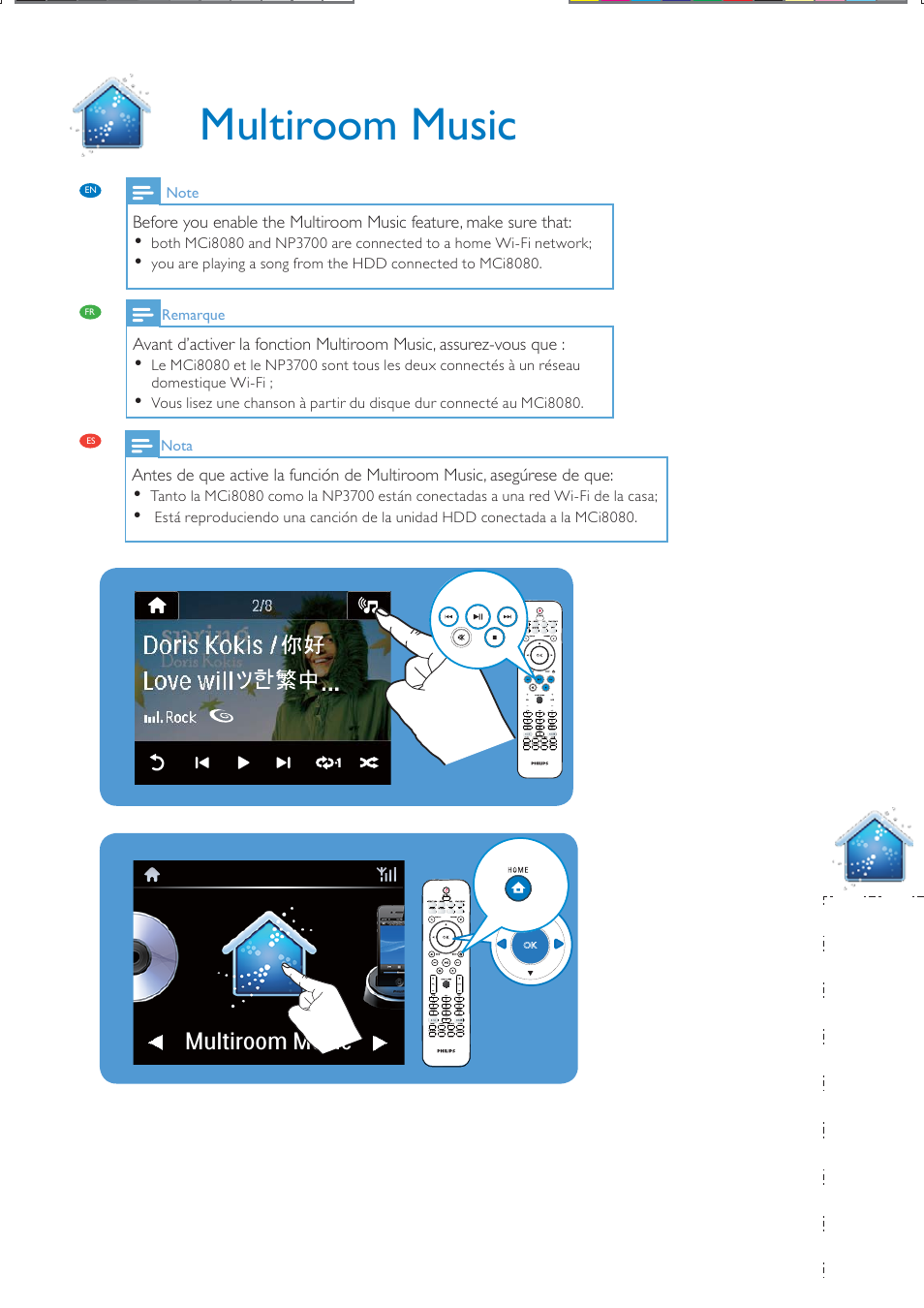 Multiroom music | Philips Streamium Chaîne sans fil pour Android™ User Manual | Page 21 / 28
