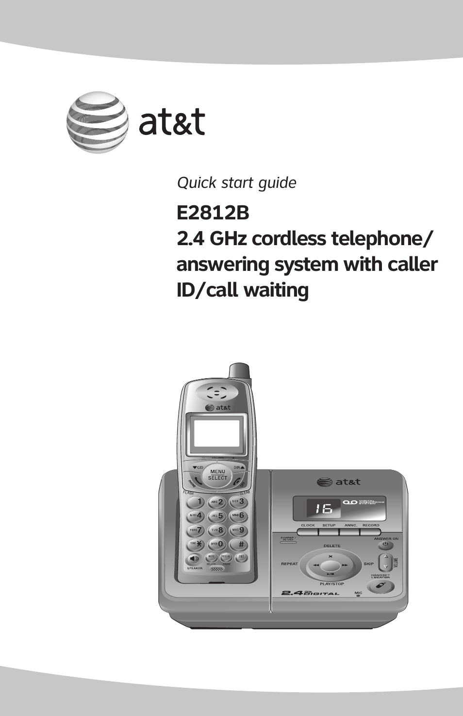 AT&T E2812B User Manual | 6 pages