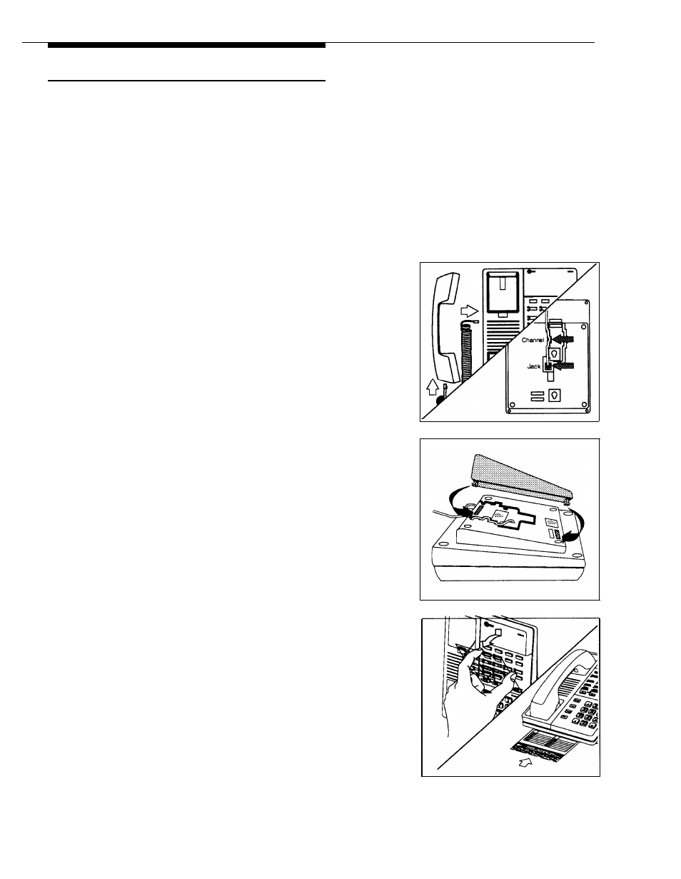 Assembling system phones, Desk mounting | AT&T Palm Pre PARTNER Plus Communications System Release 3 User Manual | Page 16 / 26