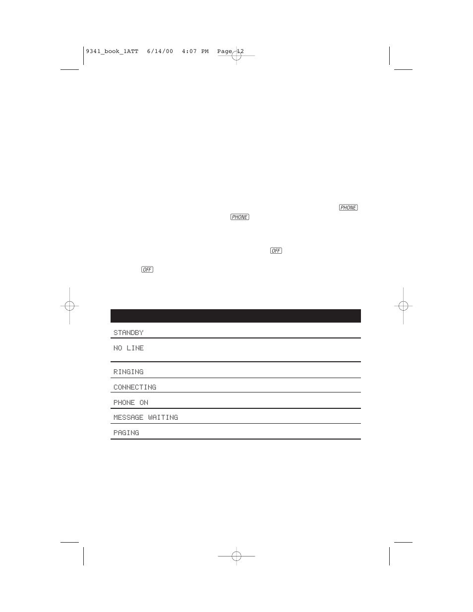 Telephone operation, Display screen messages, Operating range | AT&T 9341 User Manual | Page 14 / 26