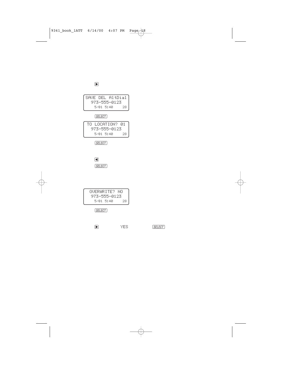 Caller id operation | AT&T 9341 User Manual | Page 20 / 26