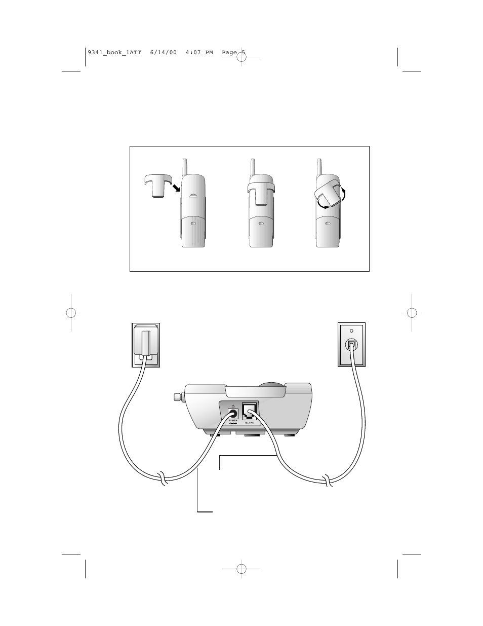 Installation, Table/desk installation | AT&T 9341 User Manual | Page 7 / 26