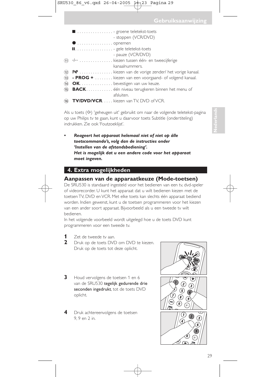 Philips Télécommande universelle User Manual | Page 29 / 76