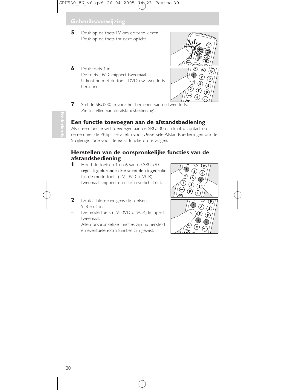 Philips Télécommande universelle User Manual | Page 30 / 76