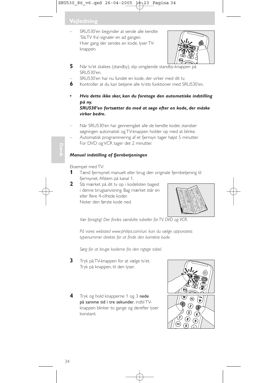 Philips Télécommande universelle User Manual | Page 34 / 76