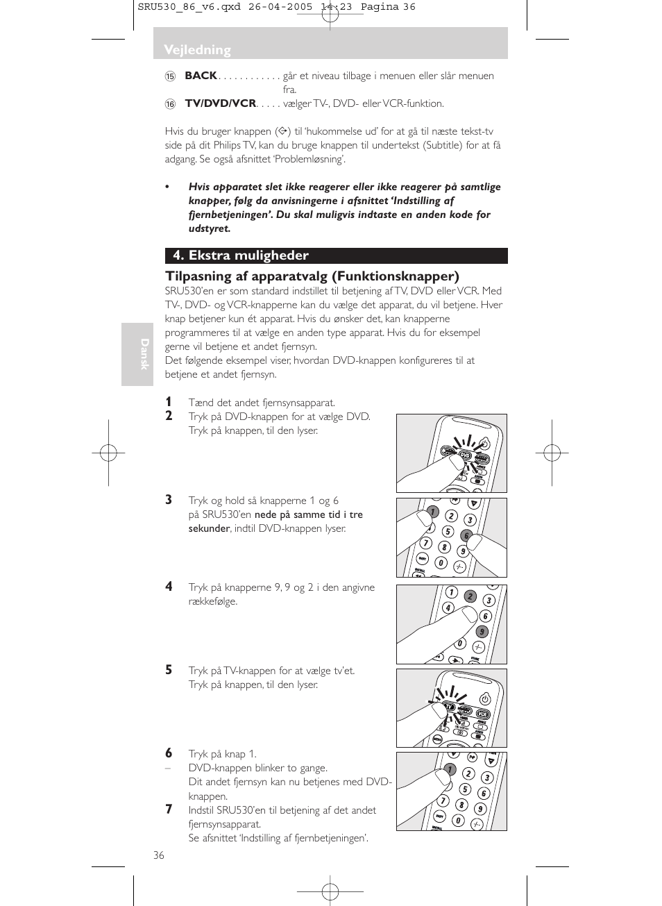 Philips Télécommande universelle User Manual | Page 36 / 76