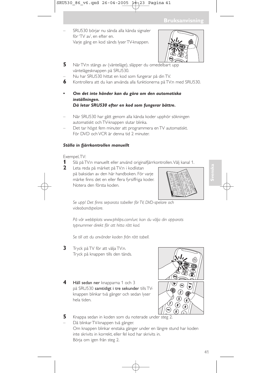 Philips Télécommande universelle User Manual | Page 41 / 76