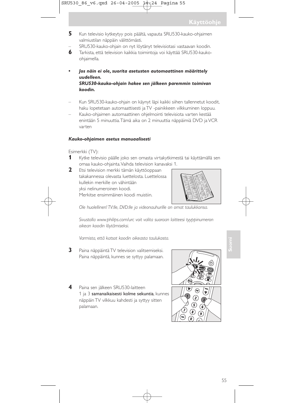 Philips Télécommande universelle User Manual | Page 55 / 76