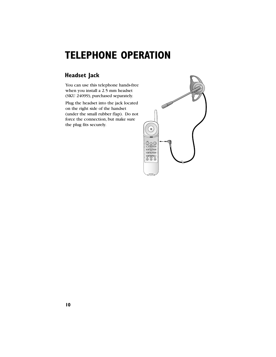 Telephone operation | AT&T 9230 User Manual | Page 11 / 25