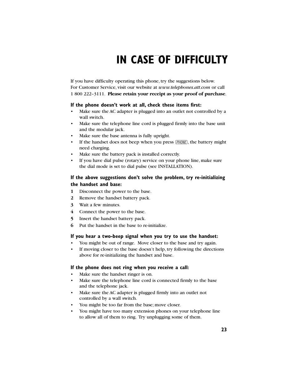 Headline right, Headline r-sub | AT&T 9230 User Manual | Page 24 / 25