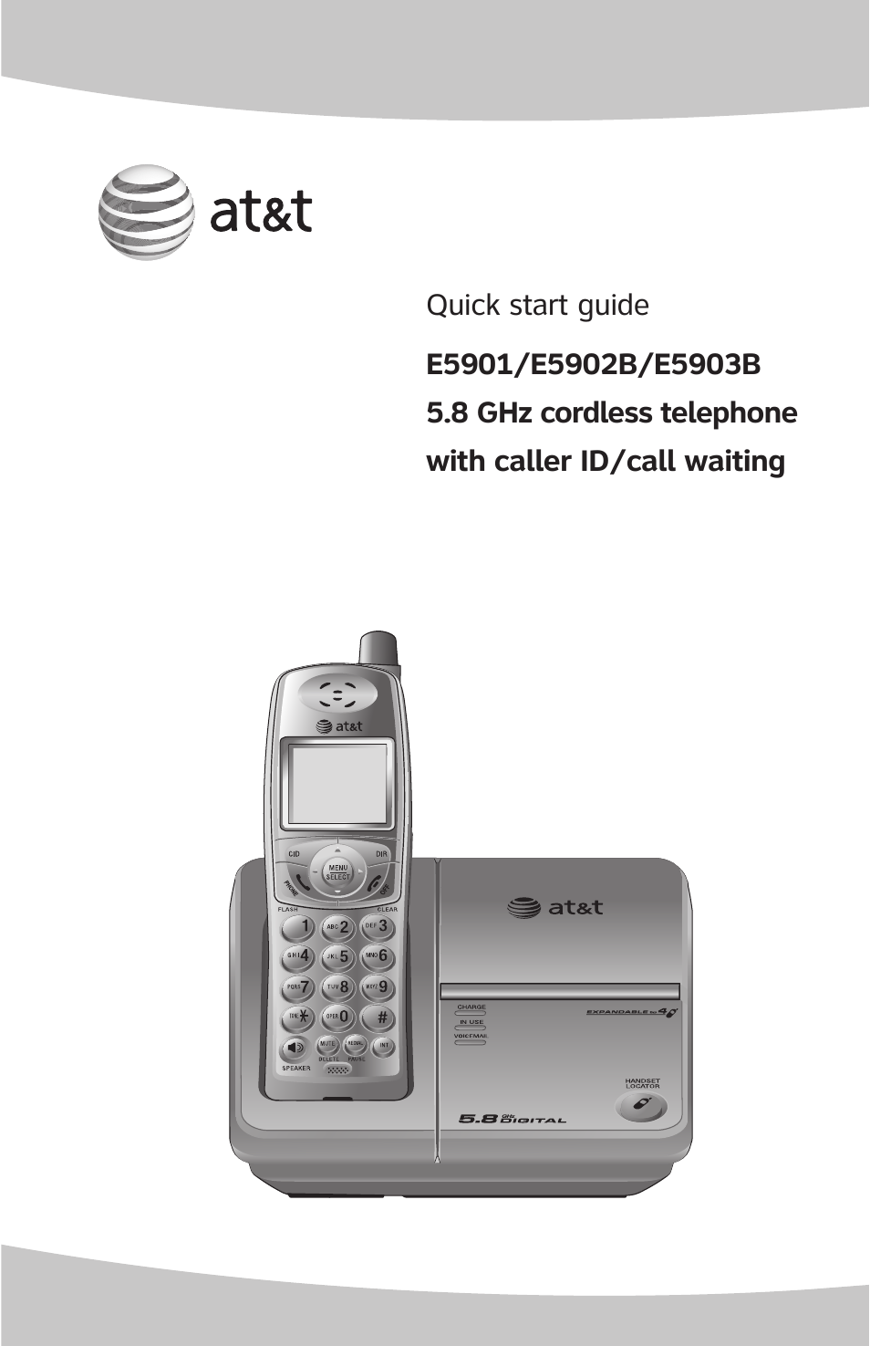 AT&T E5903B User Manual | 6 pages