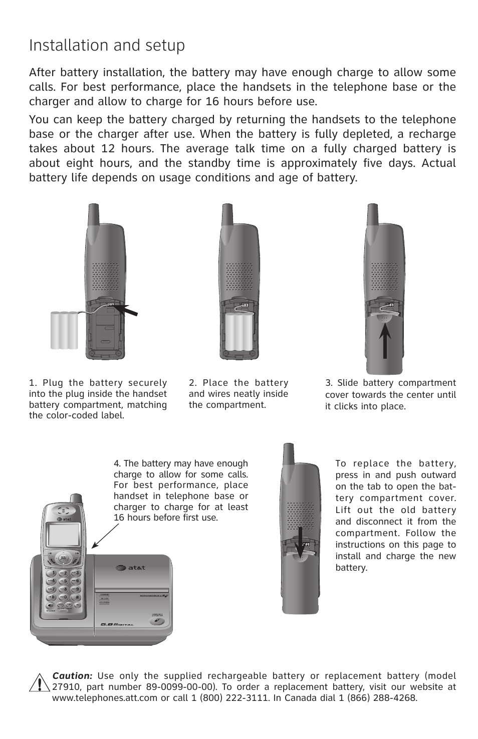 Installation and setup | AT&T E5903B User Manual | Page 3 / 6