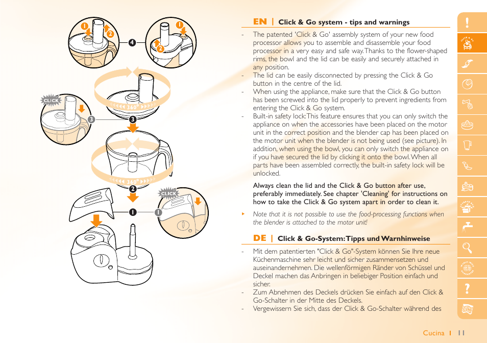 Philips Robot de cuisine User Manual | Page 11 / 64