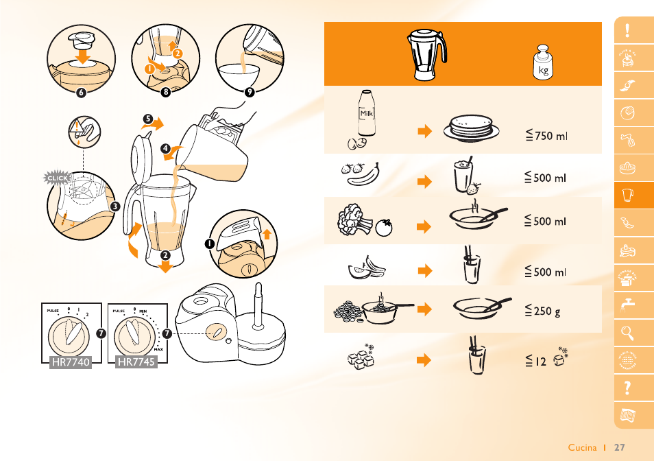 Philips Robot de cuisine User Manual | Page 27 / 64