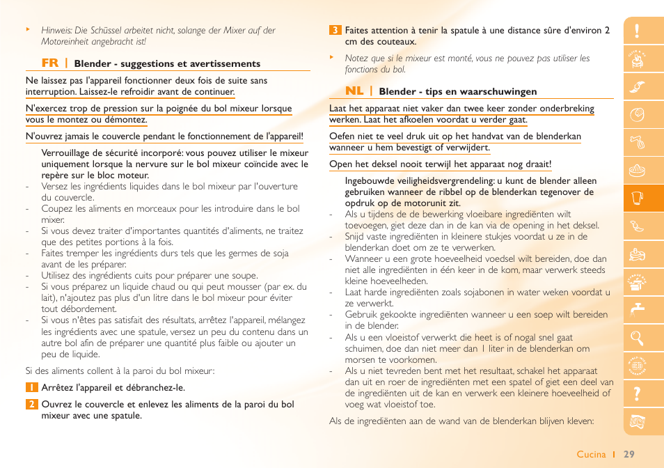 Philips Robot de cuisine User Manual | Page 29 / 64