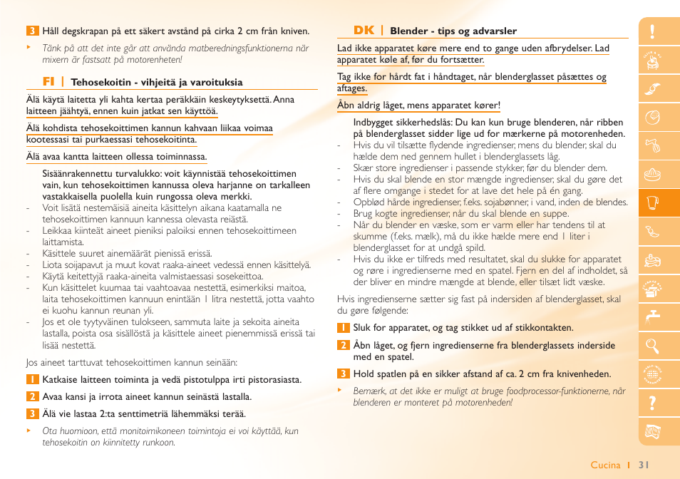 Philips Robot de cuisine User Manual | Page 31 / 64