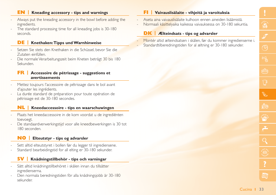 Philips Robot de cuisine User Manual | Page 33 / 64