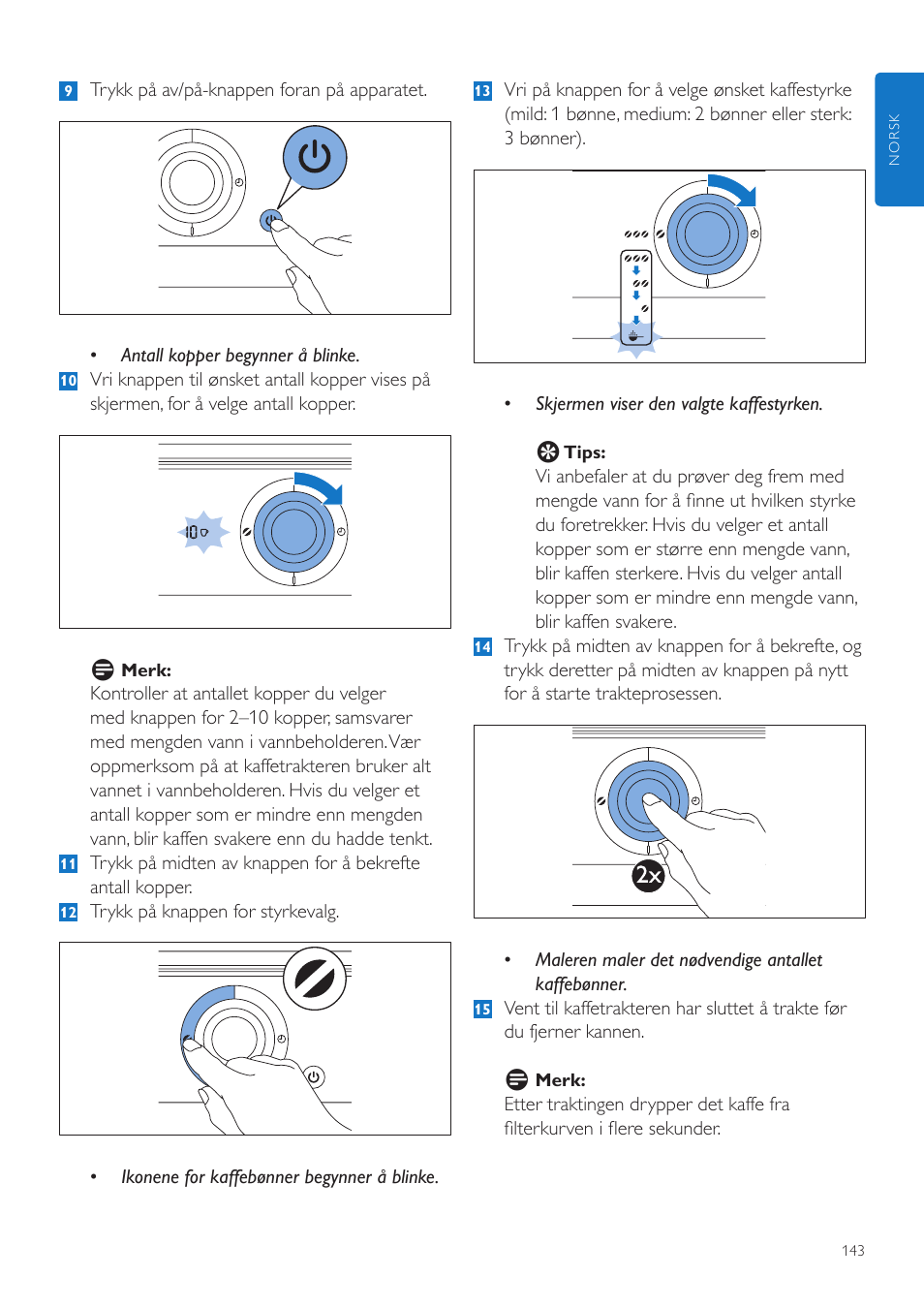 Philips Grind & Brew Cafetière User Manual | Page 143 / 212