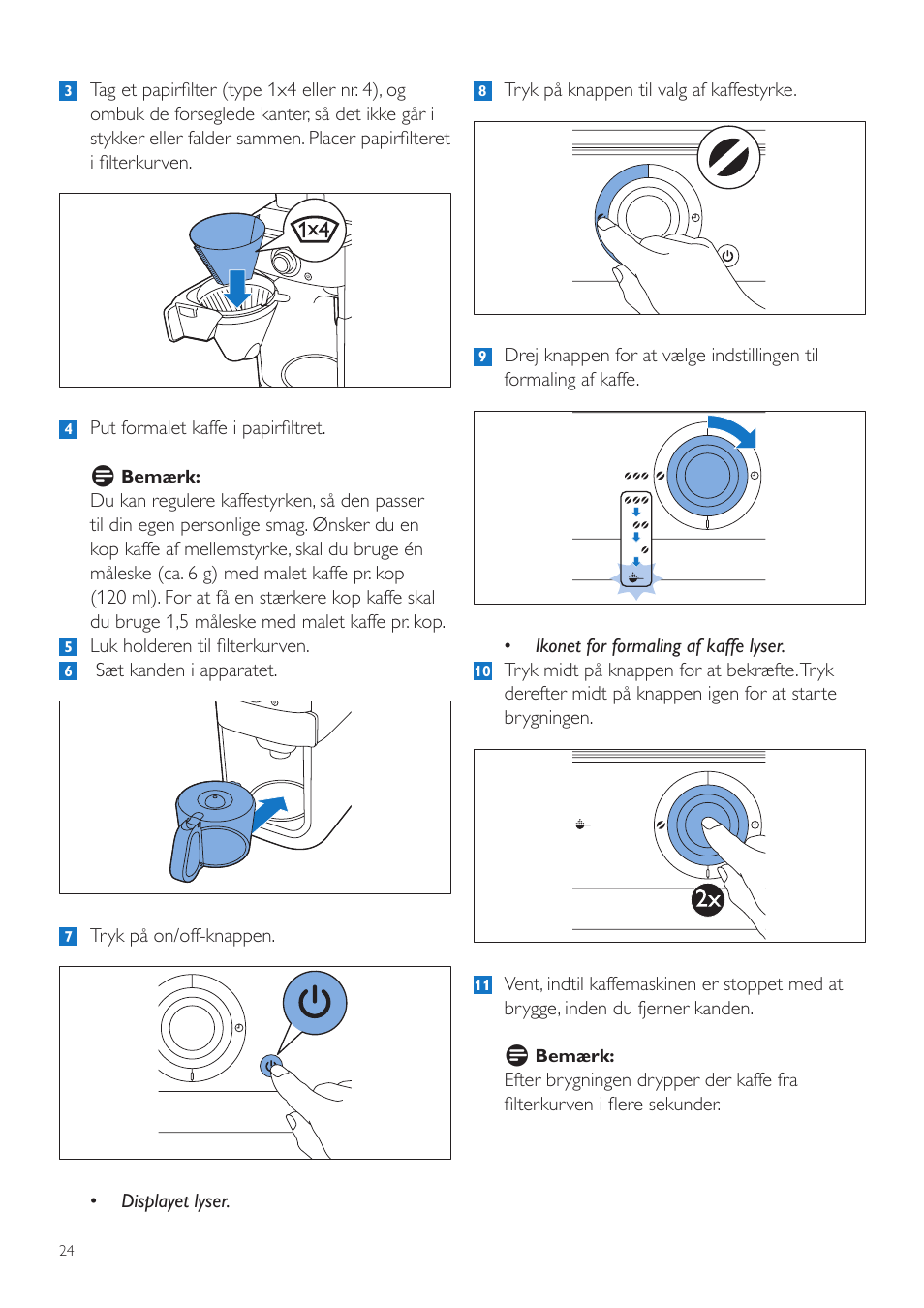 Philips Grind & Brew Cafetière User Manual | Page 24 / 212