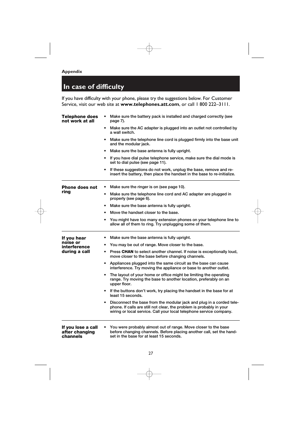 AT&T 1445/1145 User Manual | Page 29 / 32