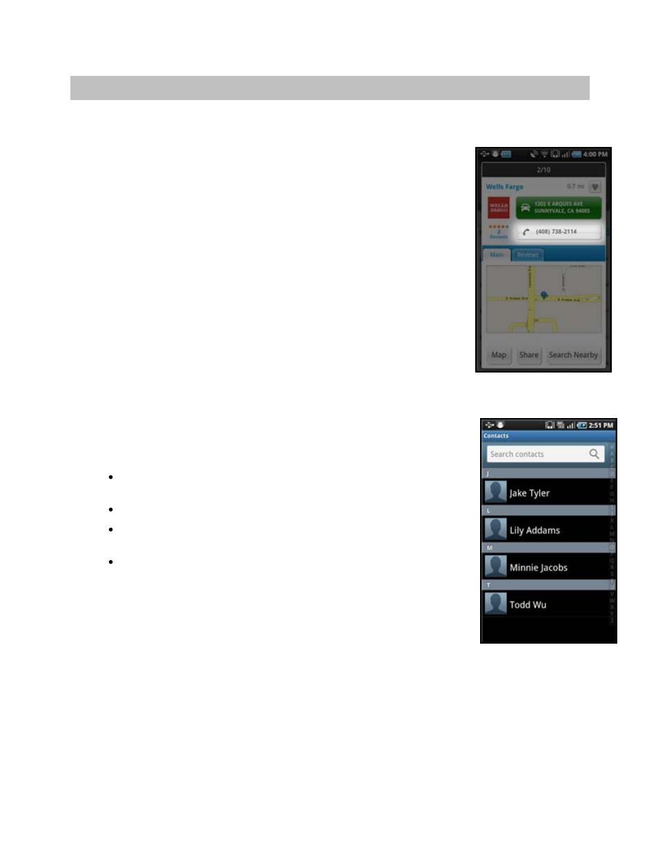 Suspending at&t navigator, Making a phone call from at&t navigator, At&t navigator options from phone contact list | Taking an incoming call | AT&T HD61W66 User Manual | Page 63 / 71