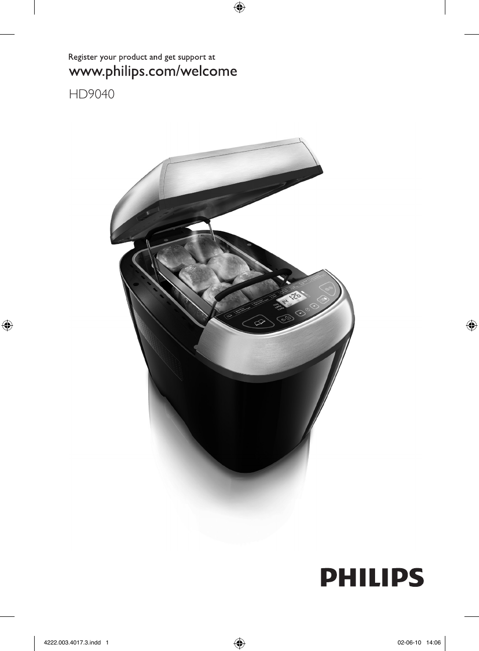 Philips Pure Essentials Collection Machine à pain User Manual | 126 pages