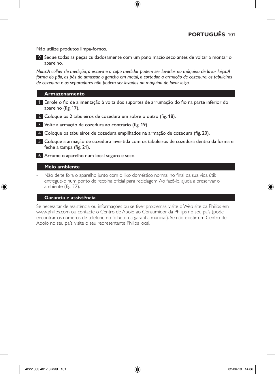Philips Pure Essentials Collection Machine à pain User Manual | Page 101 / 126
