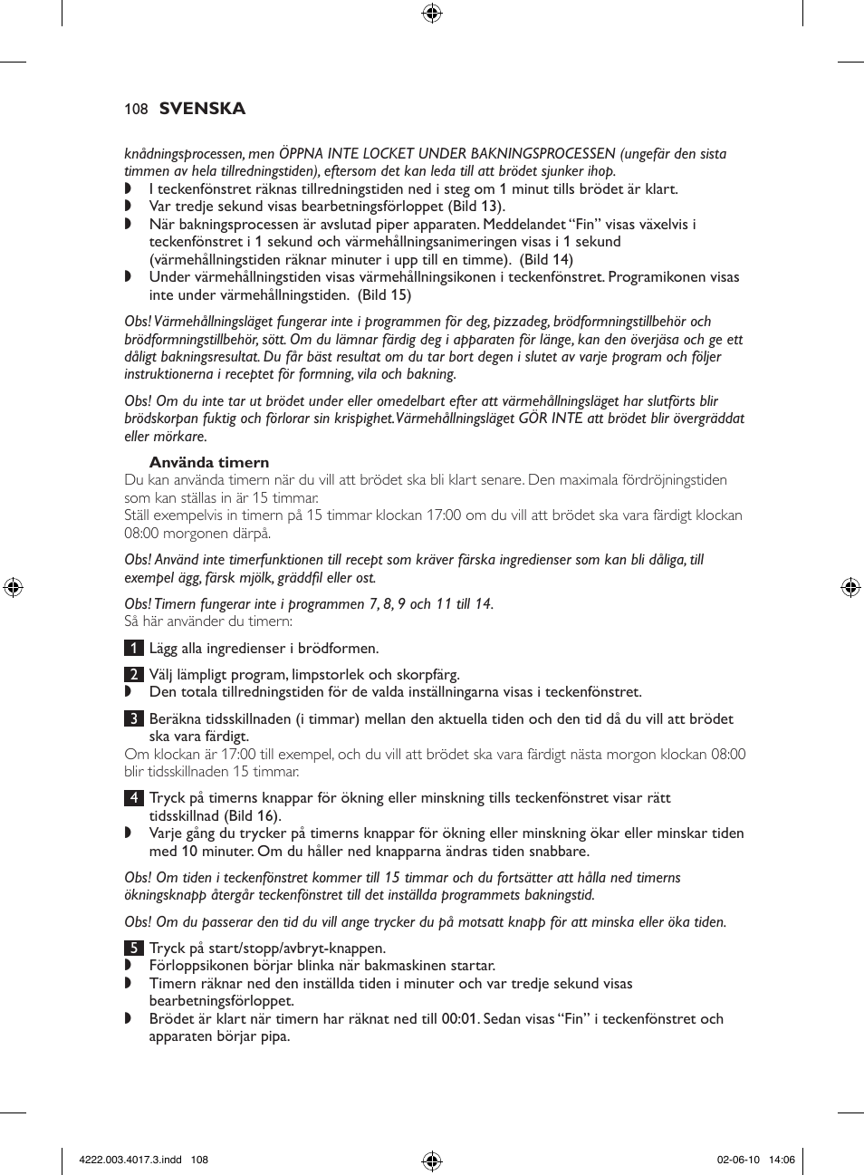 Philips Pure Essentials Collection Machine à pain User Manual | Page 108 / 126