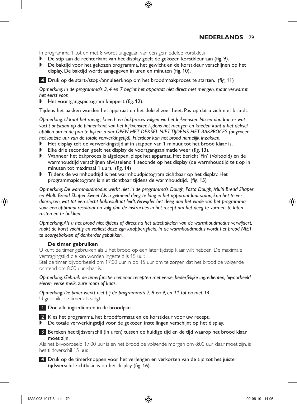 Philips Pure Essentials Collection Machine à pain User Manual | Page 79 / 126
