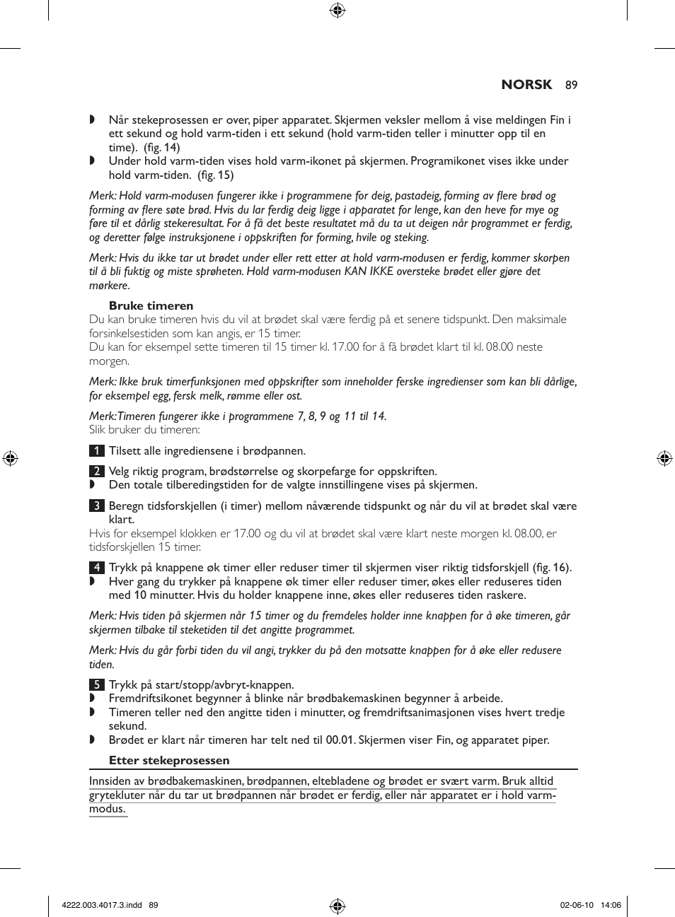 Philips Pure Essentials Collection Machine à pain User Manual | Page 89 / 126