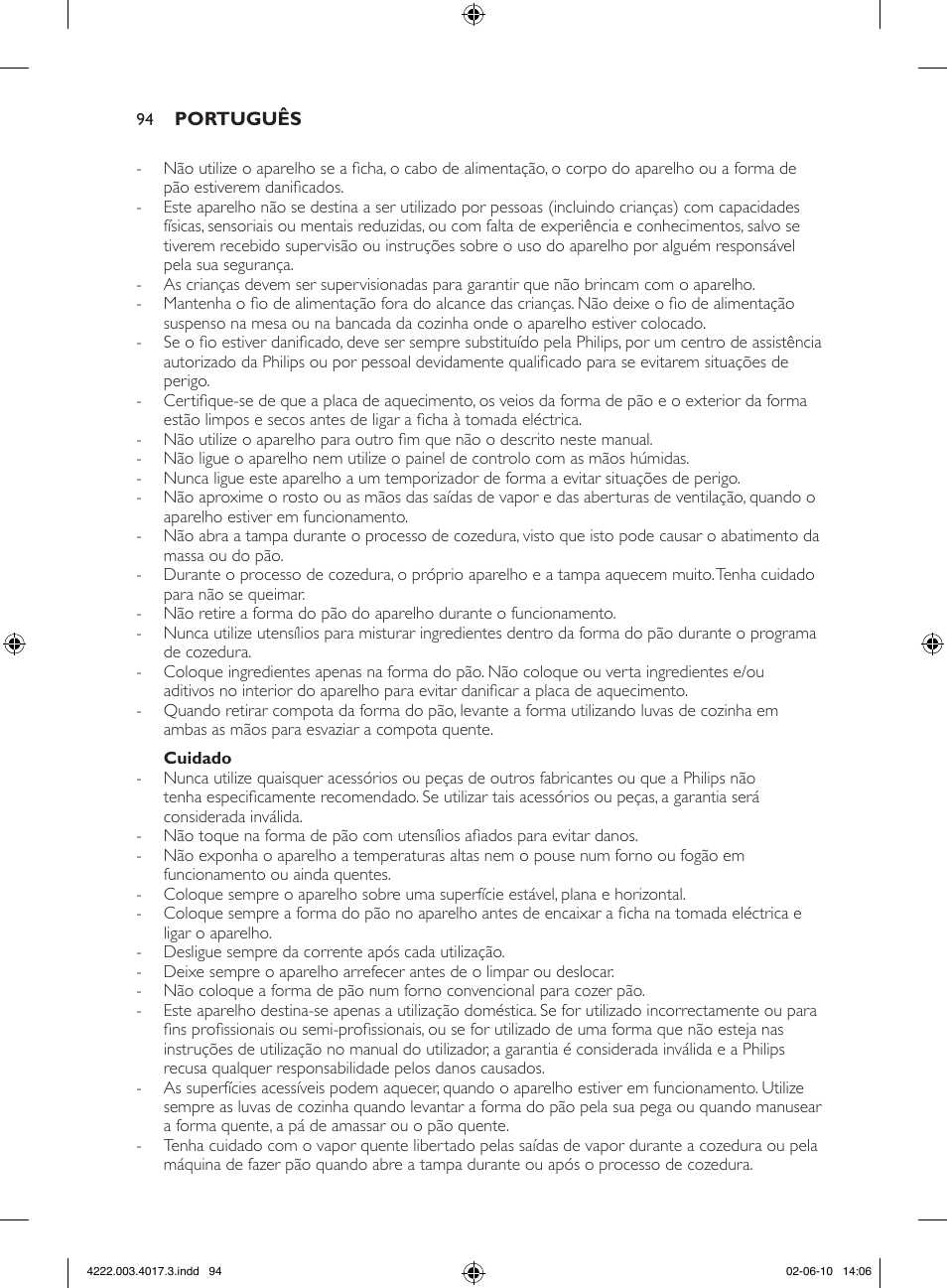 Philips Pure Essentials Collection Machine à pain User Manual | Page 94 / 126