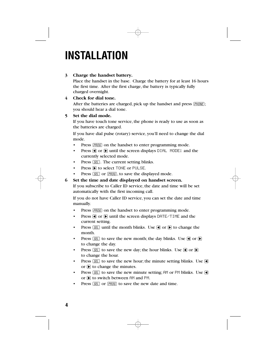 Installation | AT&T 9371 User Manual | Page 7 / 36