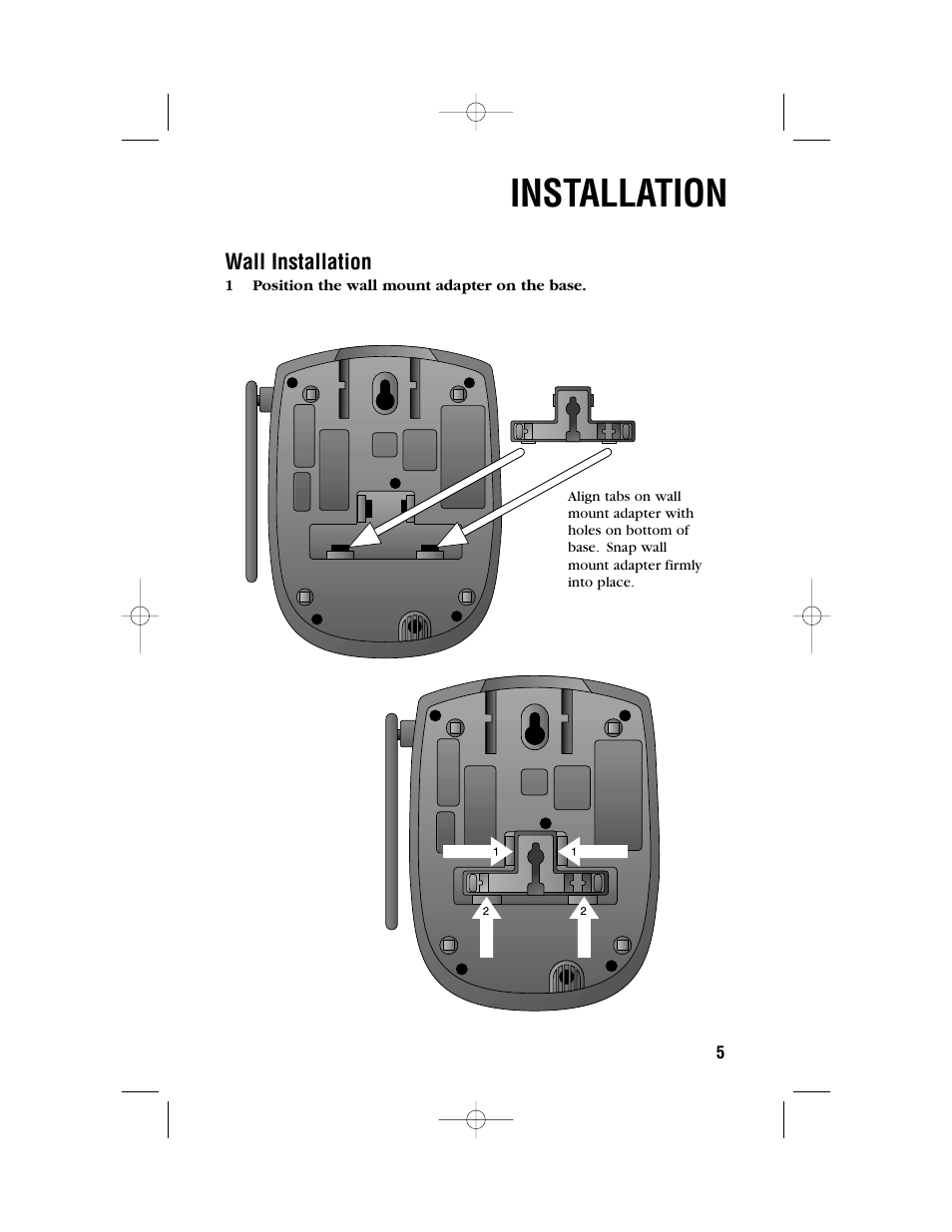 Installation | AT&T 9371 User Manual | Page 8 / 36