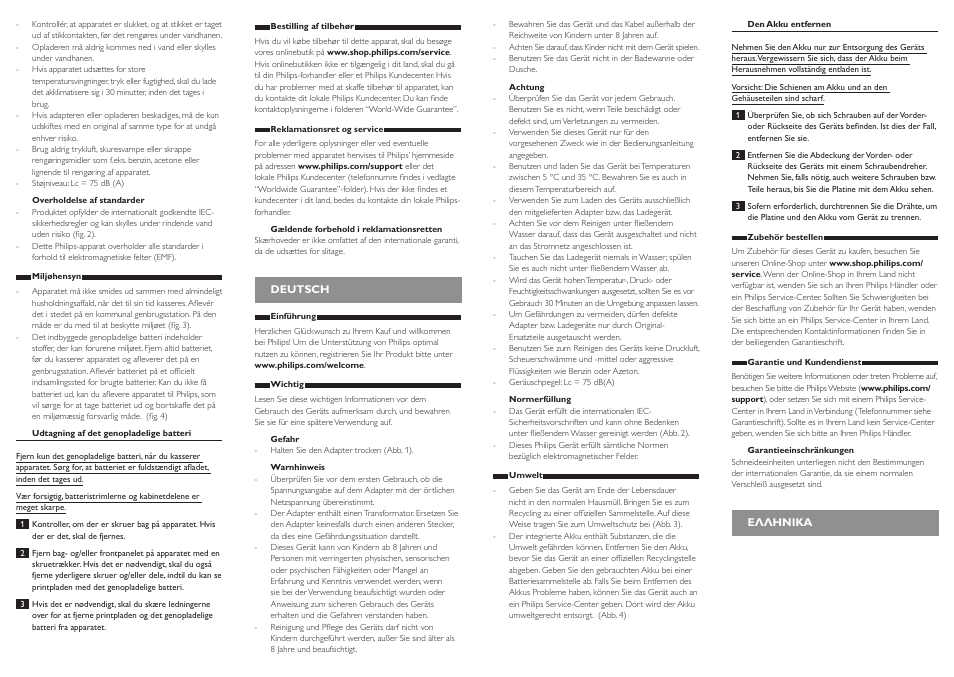 Philips Do-It-Yourself clipper Se tondre les cheveux soi-même User Manual | Page 2 / 10