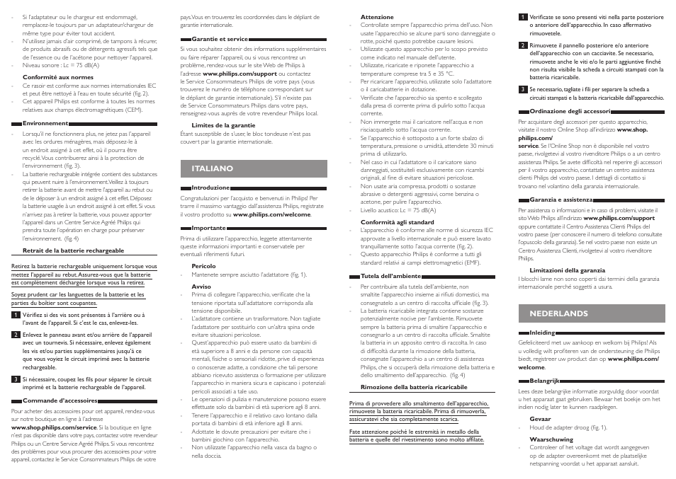 Philips Do-It-Yourself clipper Se tondre les cheveux soi-même User Manual | Page 5 / 10