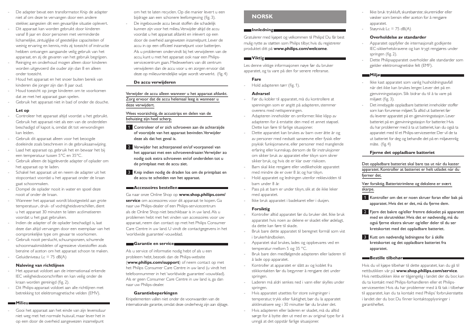 Philips Do-It-Yourself clipper Se tondre les cheveux soi-même User Manual | Page 6 / 10