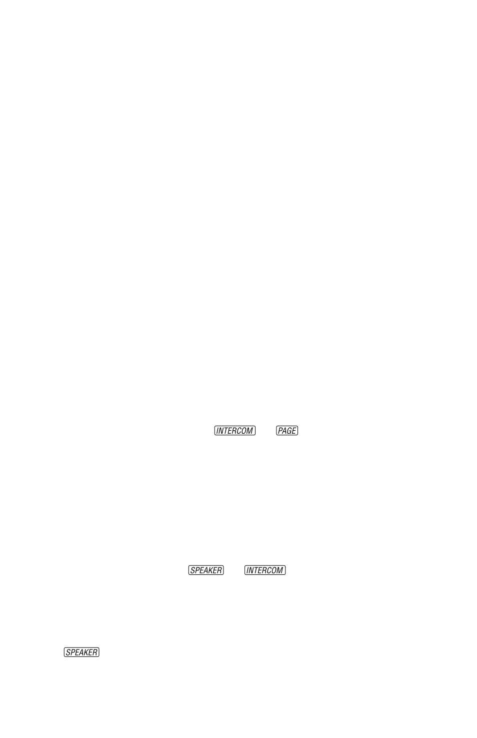 Intercom operation, Basic intercom operations, Making an intercom call or page | Answering an intercom call or page, Ending an intercom call or page | AT&T 874 User Manual | Page 24 / 31