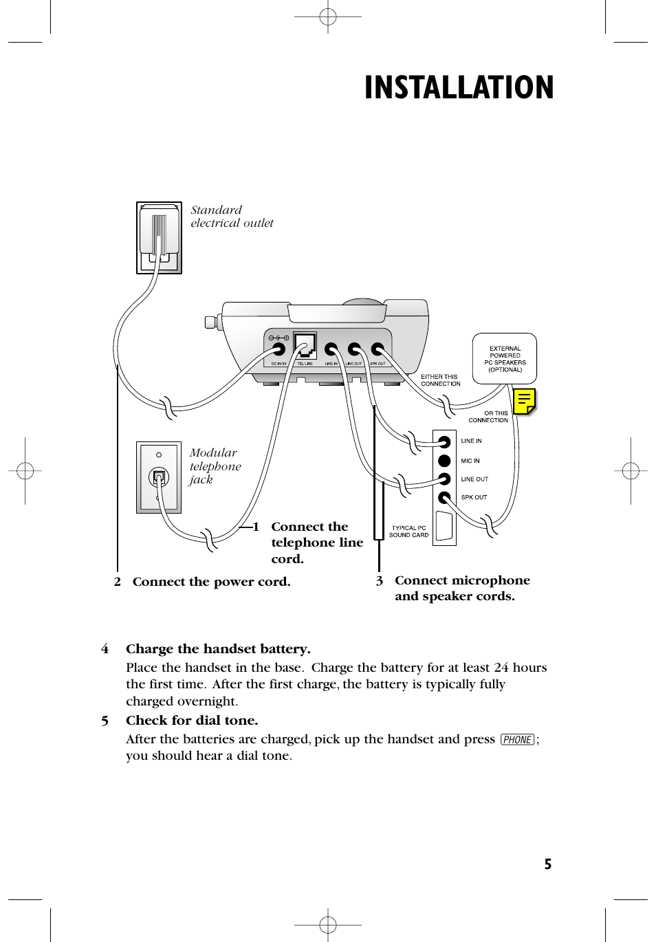 Installation | AT&T 6100 User Manual | Page 6 / 17