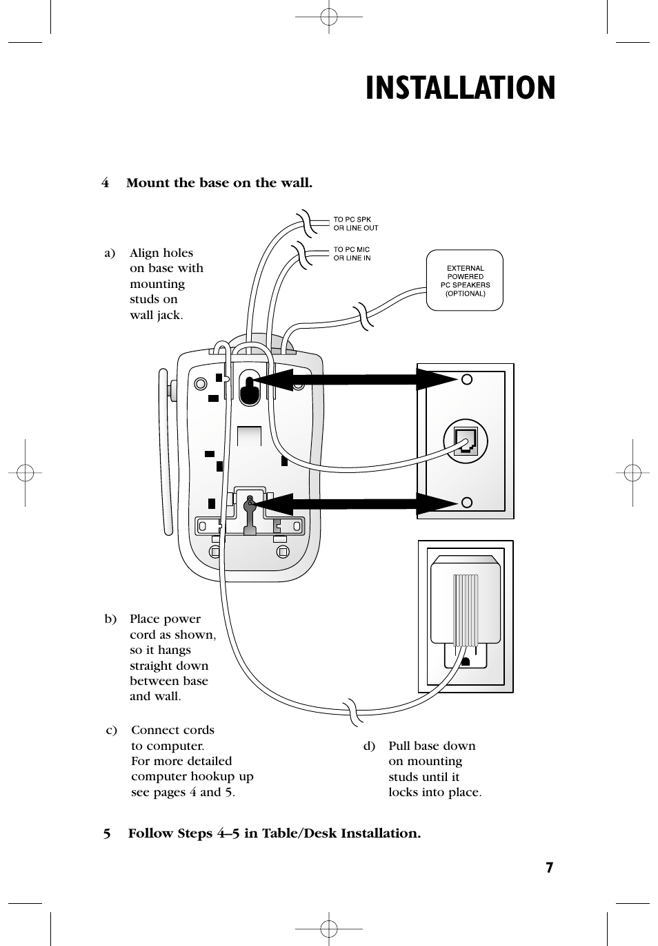 Installation | AT&T 6100 User Manual | Page 8 / 17