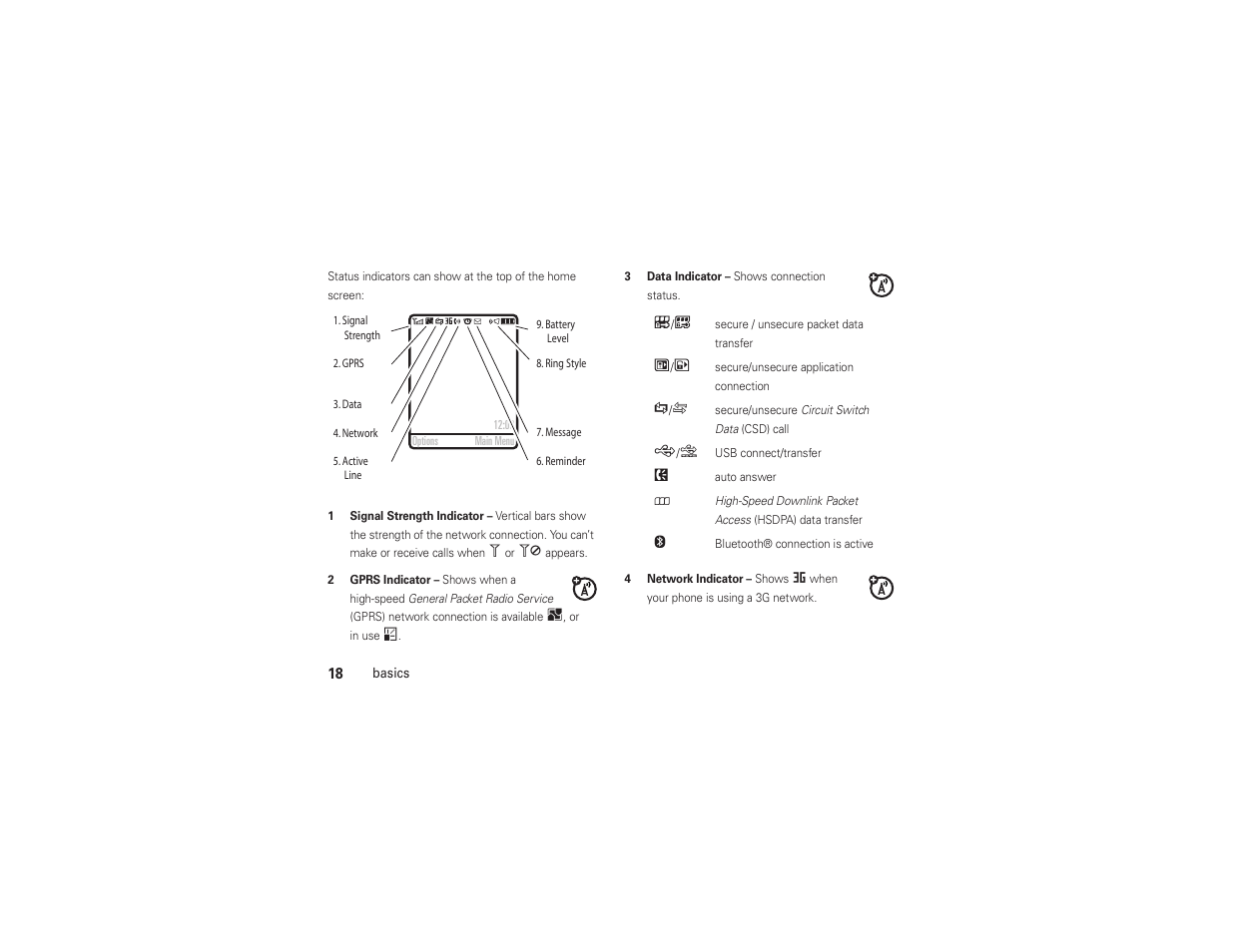 AT&T MOTO Z9 User Manual | Page 20 / 248