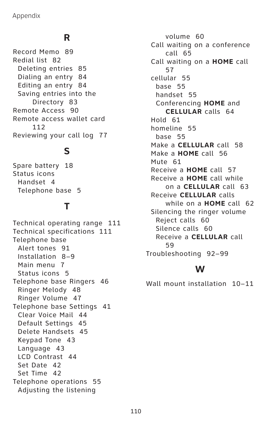 AT&T EP5632/EP5632-2 User Manual | Page 114 / 117