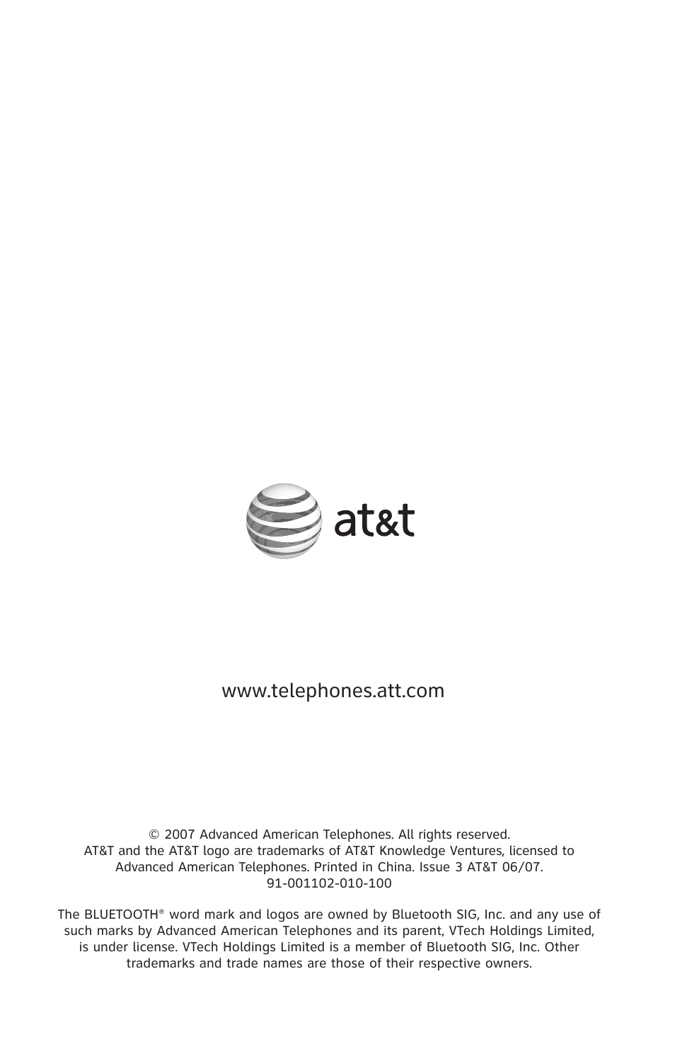 AT&T EP5632/EP5632-2 User Manual | Page 117 / 117