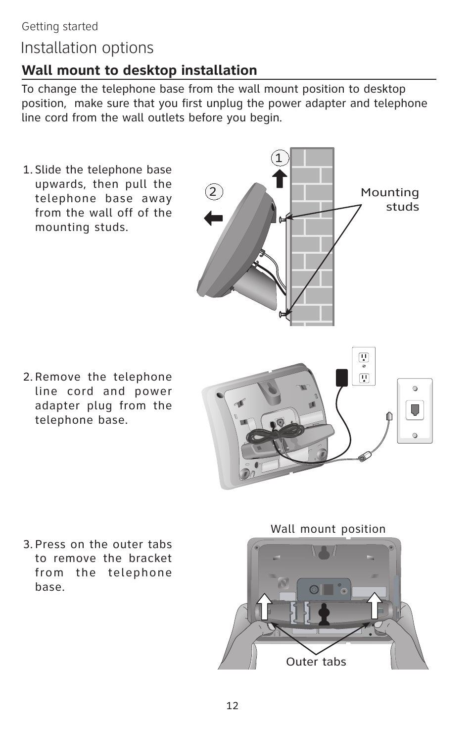 Installation options | AT&T EP5632/EP5632-2 User Manual | Page 16 / 117
