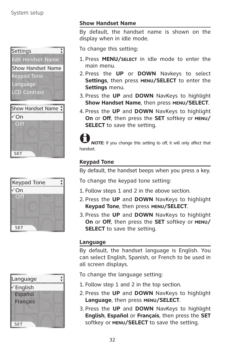 AT&T EP5632/EP5632-2 User Manual | Page 36 / 117